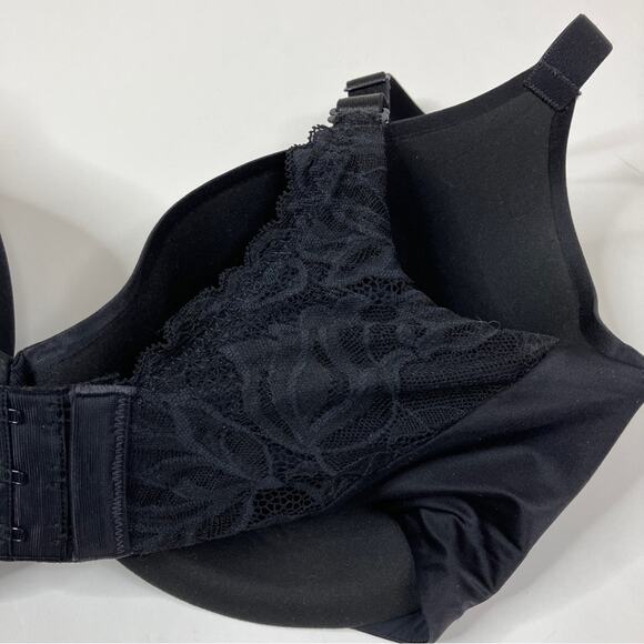 BALI | Black Lace Detail Full Coverage Convertible Bra 34DD - Picture 4 of 5